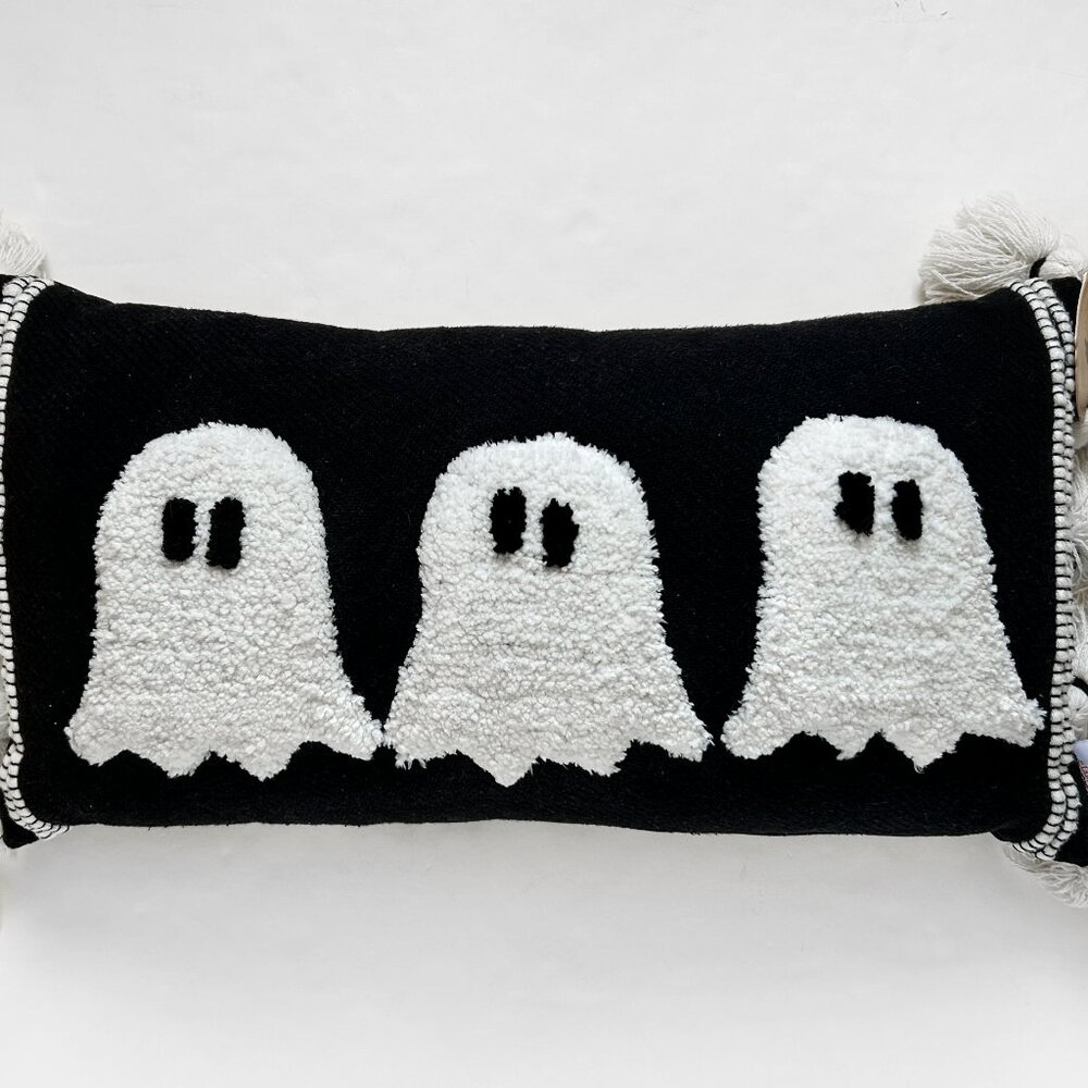 Black Ghost Pillow NWT